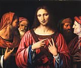 Christ Canvas Paintings - Christ disputing with the Doctors